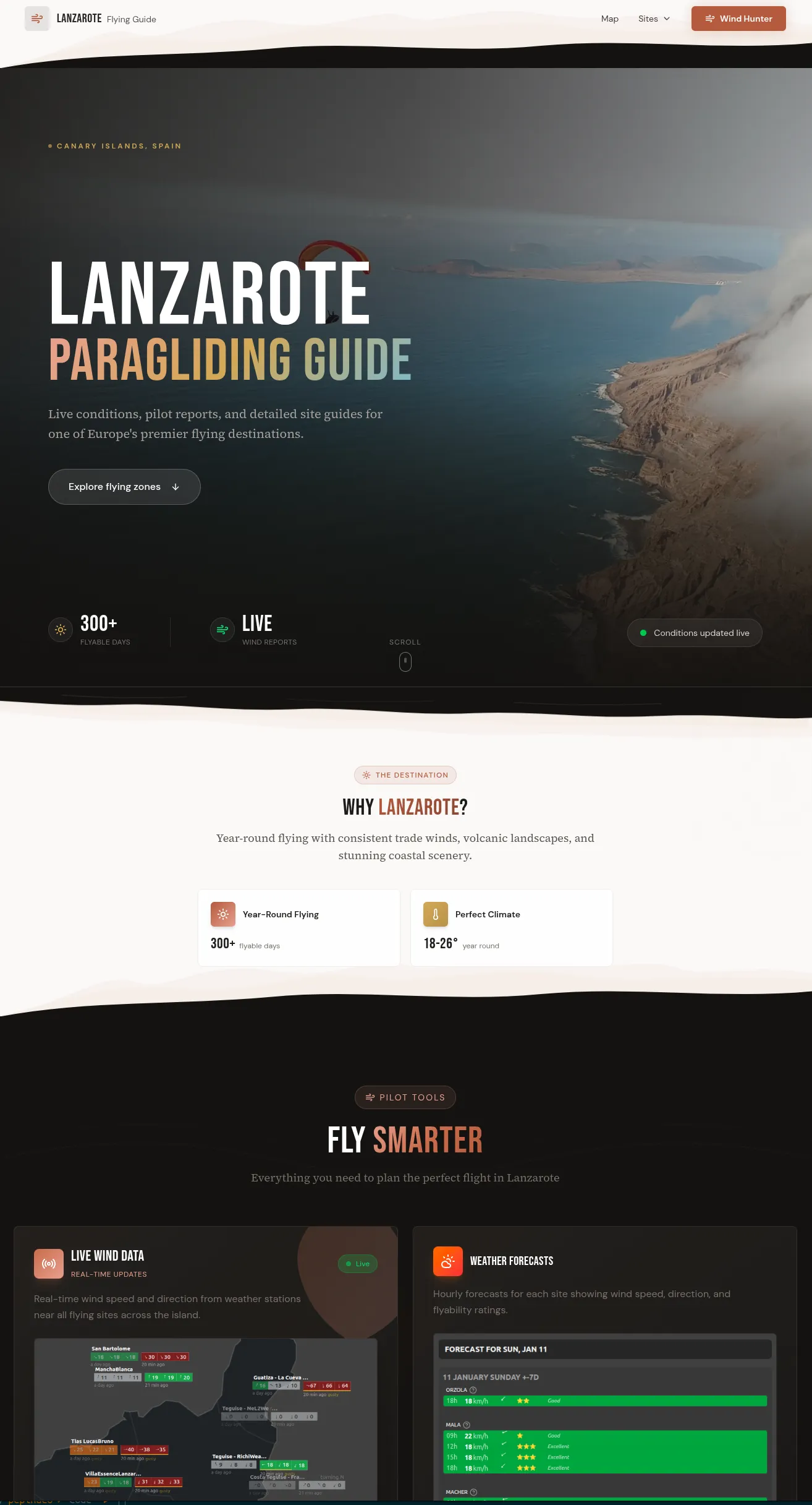 Lanzarote Flying Guide