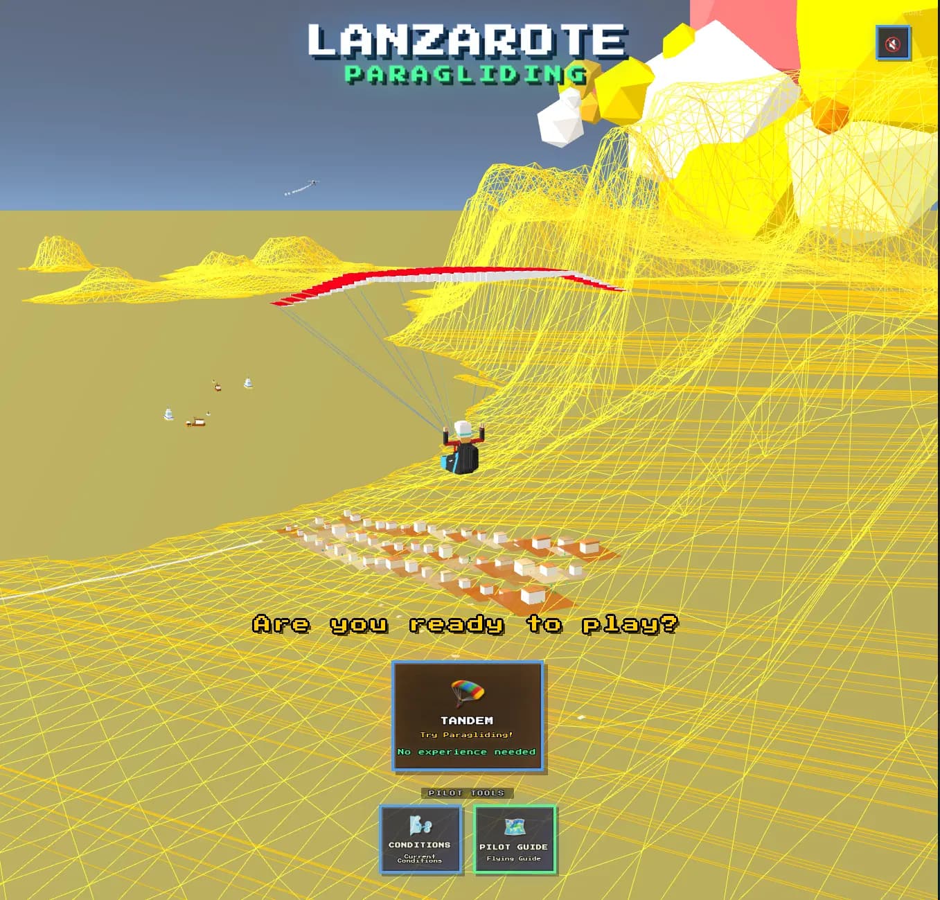 Lanzarote Paragliding Voxel