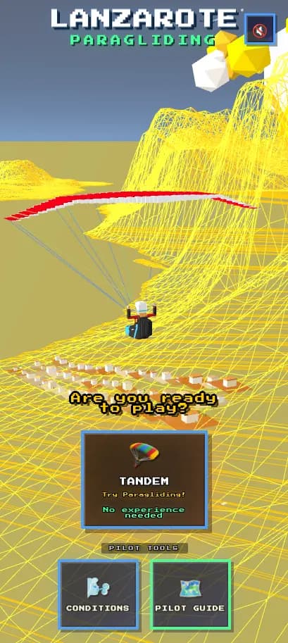 Voxel Lanzarote mobile view