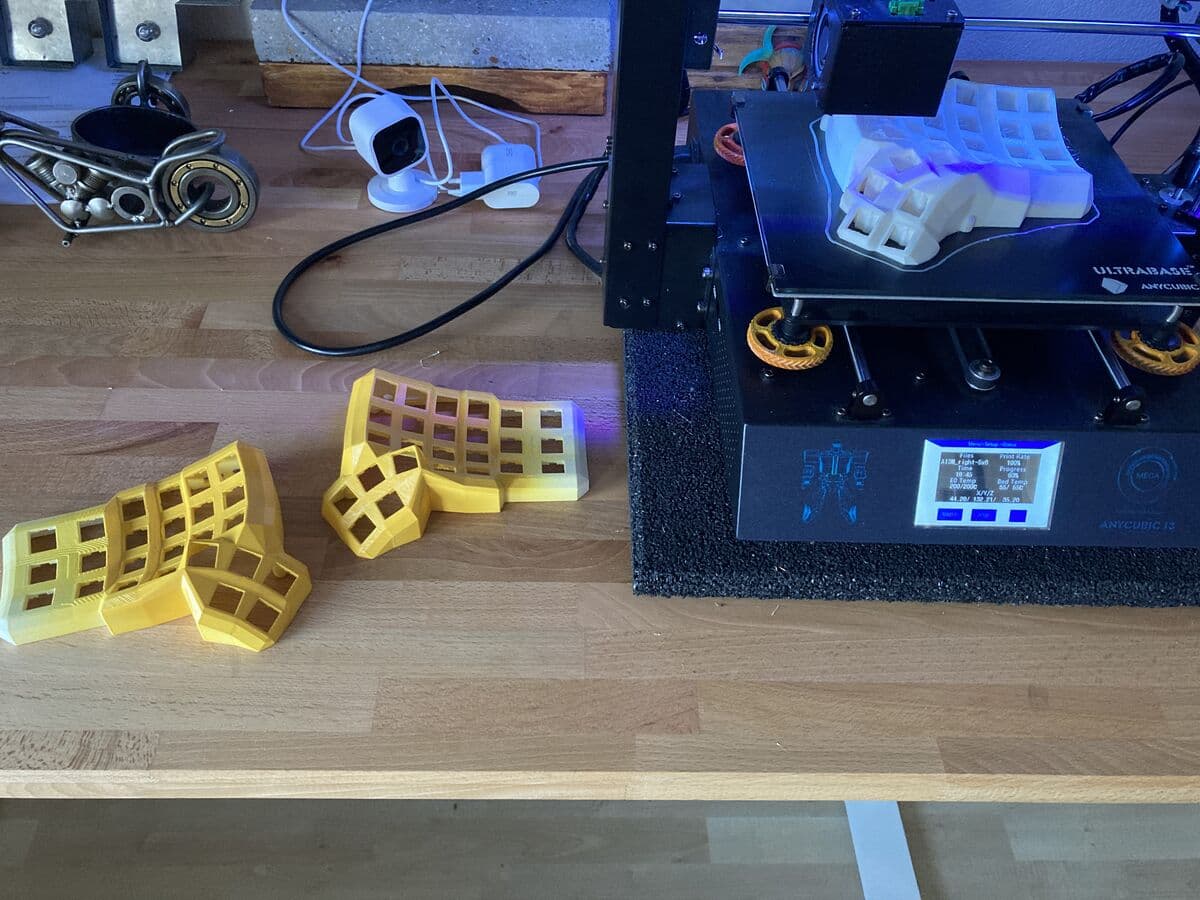 3D printed keyboard components