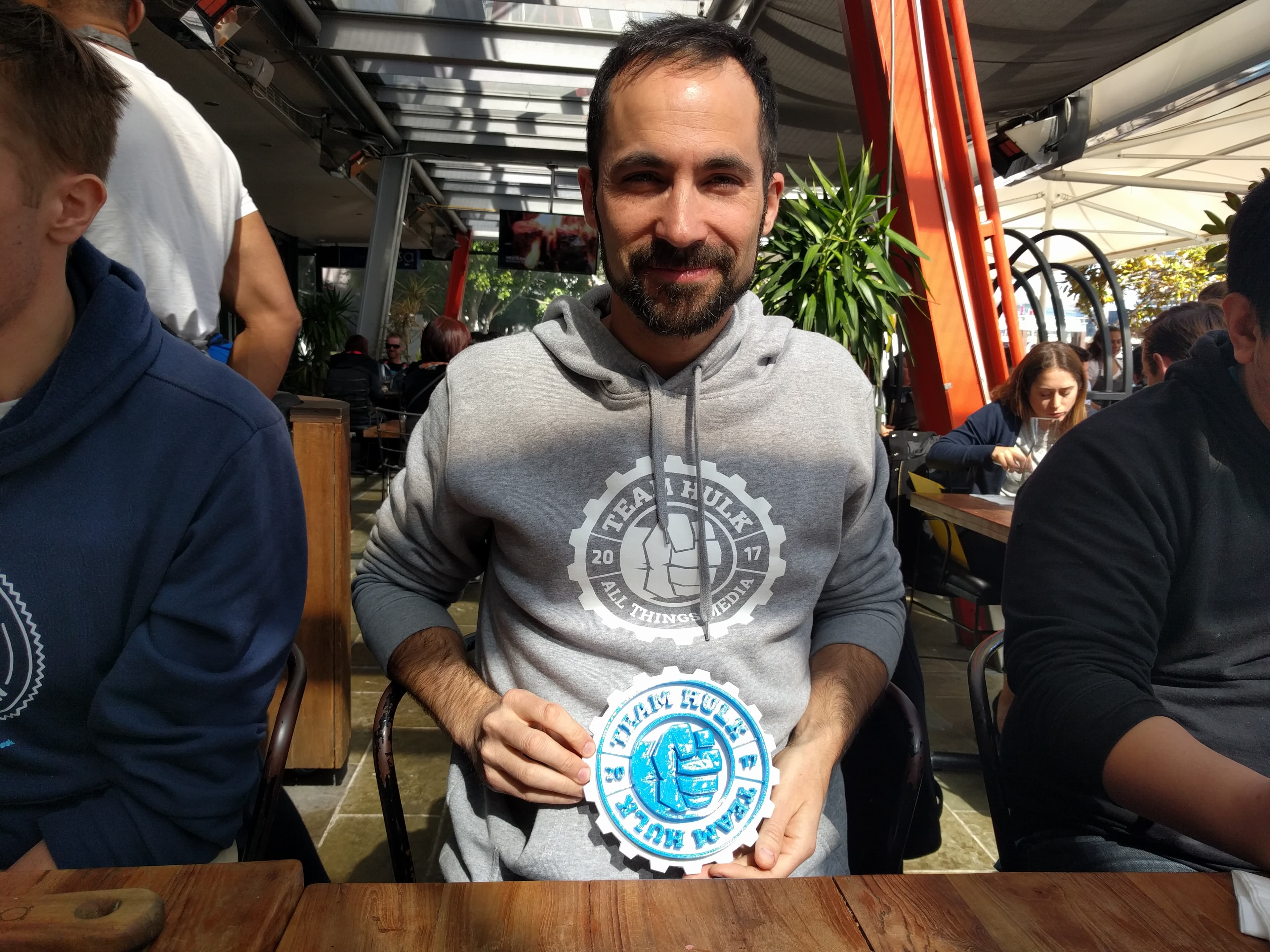 Ivan winning Atlassian ShipIt Days hackathon